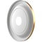 Ekena Millwork Traditional PVC Medallion (Canopies up to 9 1/2"), 16"OD x 3 1/2"ID x 1 3/8"P, Bright Coat Gold CMP16TRBGL - alternate 5